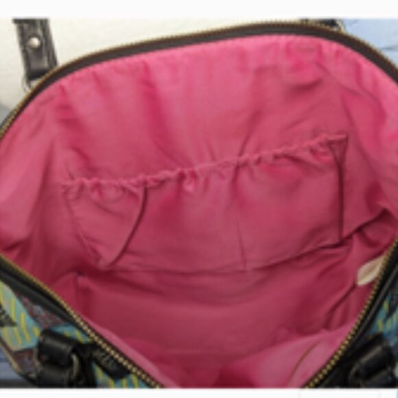 THE SAK Aztec / Bohemian Tote Shoulder Bag Purse - Picture 4 of 9